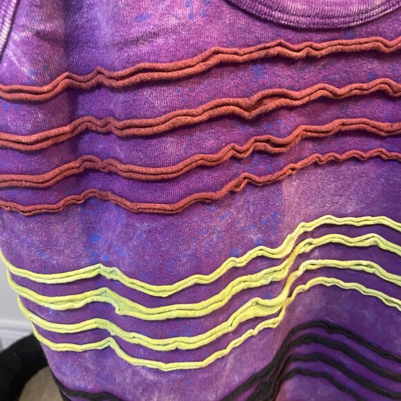 *🤗454-ARnK You Beautiful 💙 Ark Bohemian Ribbon Tank - Picture 4 of 7